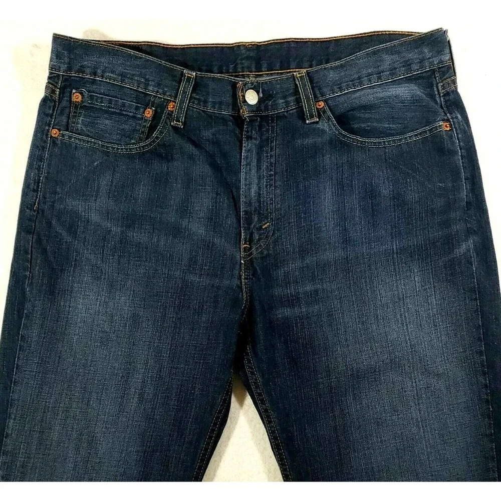 Levi's 514 Straight Fit Men's Jeans Vintage Acid Wash 36 X 32 Actual 37 x 28.5